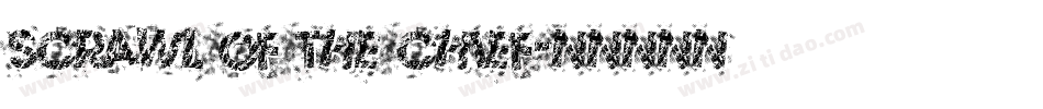 Scrawl Of The Chief字体转换